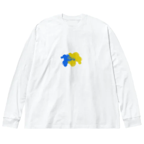 Pray for Ukraine ビッグシルエットロングスリーブTシャツ