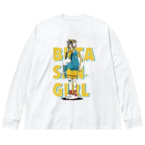 BUTASAN GIRL 루즈핏 롱 슬리브 티셔츠