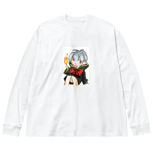 ろりろり！きゅうけつきちゃん！ ビッグシルエットロングスリーブTシャツ