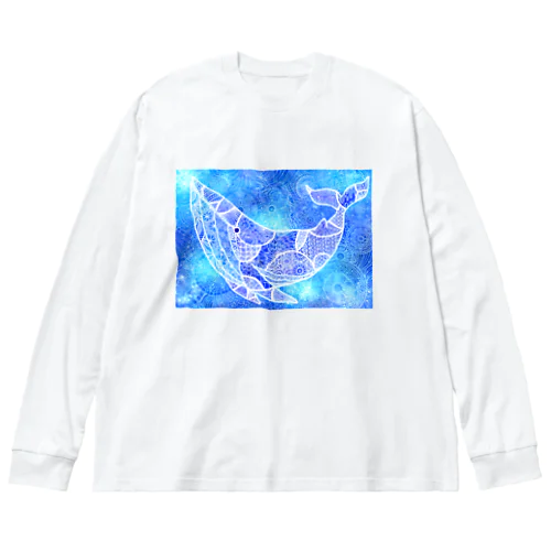 鯨 Big Long Sleeve T-Shirt