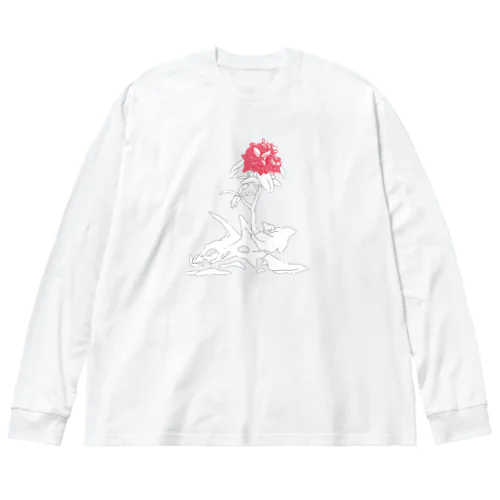 沈丁花 ビッグシルエットロングスリーブTシャツ