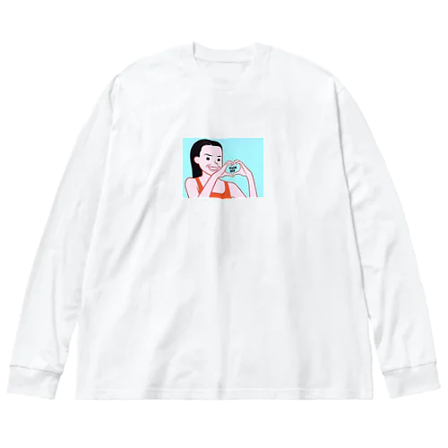 〜女の子は強い〜 Big Long Sleeve T-Shirt