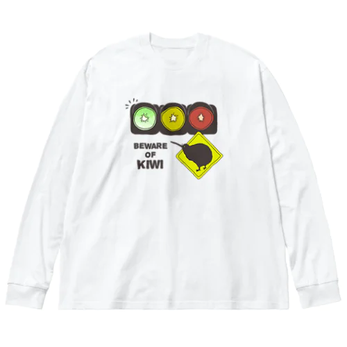 kiwi city ビッグシルエットロングスリーブTシャツ