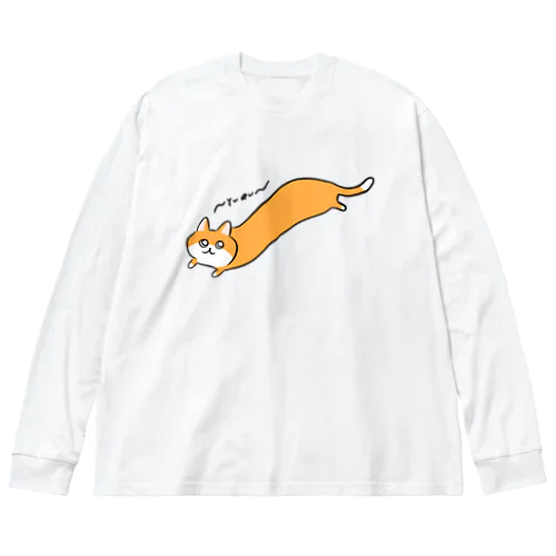 ニュルンネコ ビッグシルエットロングスリーブTシャツ