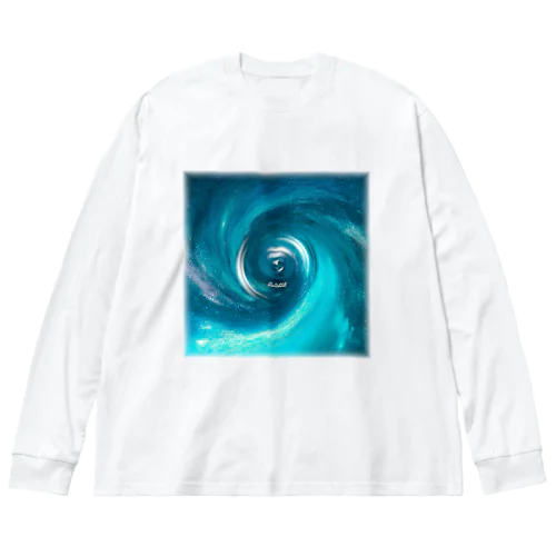 宇宙キャンディー/エメラルドグリーン Big Long Sleeve T-Shirt