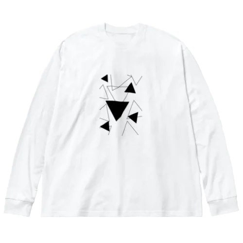 サンカクカクカク Big Long Sleeve T-Shirt