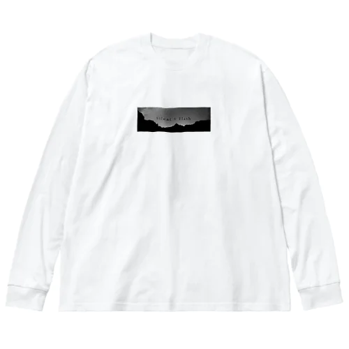 Silent flash ビッグシルエットロングスリーブTシャツ