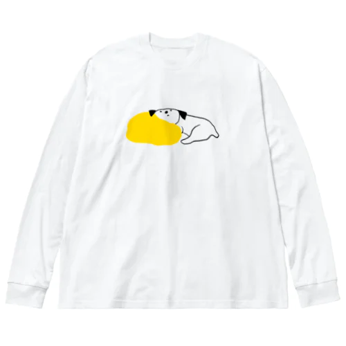 スクランブルエッグ 루즈핏 롱 슬리브 티셔츠
