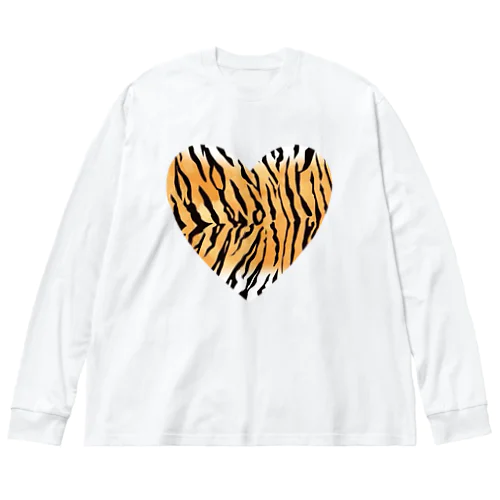 虎ハート Big Long Sleeve T-Shirt