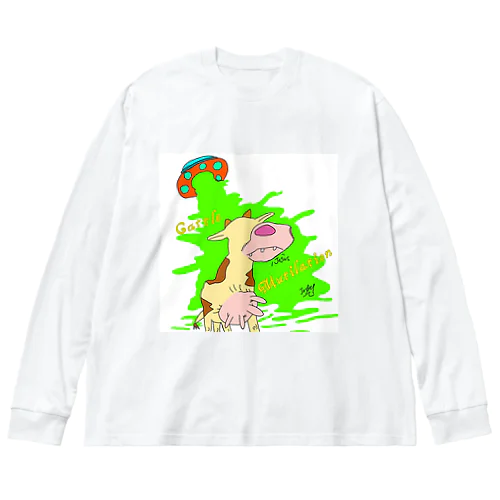 キャトルのミューティレーション Big Long Sleeve T-Shirt