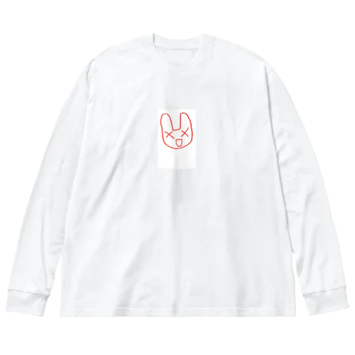 ばってんウサギちゃん Big Long Sleeve T-Shirt