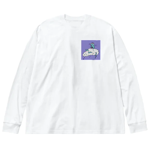 かみなりくん ビッグシルエットロングスリーブTシャツ