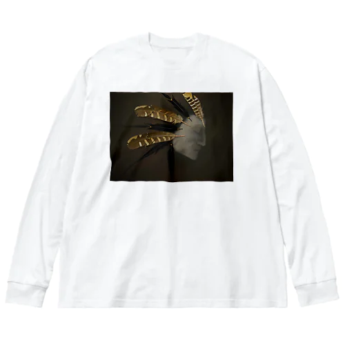 前面プリント　Meditation（瞑想） Big Long Sleeve T-Shirt