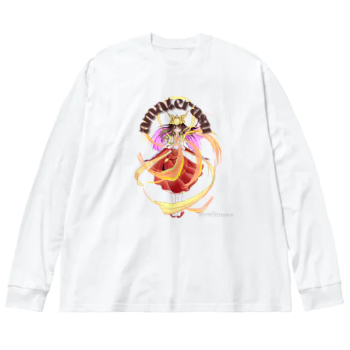 天照大神の天ちゃん ビッグシルエットロングスリーブTシャツ