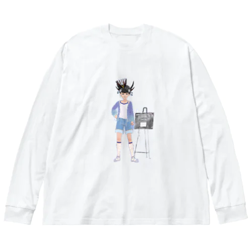 わんわんさんとのコラボ商品 ビッグシルエットロングスリーブTシャツ