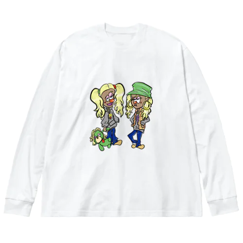 Twins Girls「BIG-LONGT」 Big Long Sleeve T-Shirt