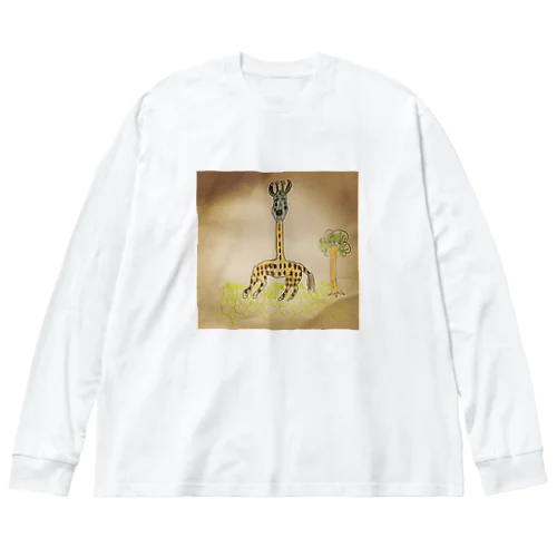 体調があまり良くないキリン Big Long Sleeve T-Shirt