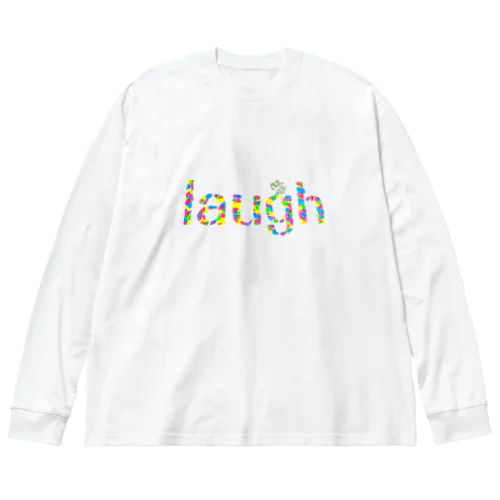 laugh！黒柴 Big Long Sleeve T-Shirt