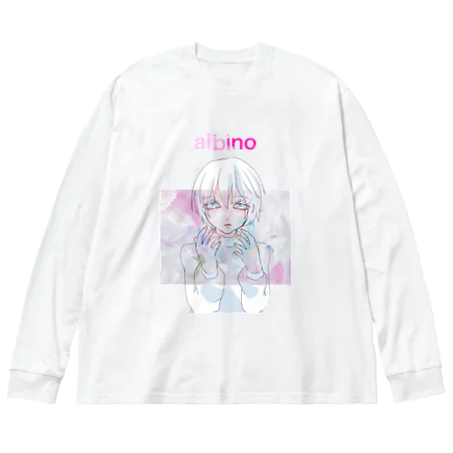 albino イラスト ロンＴ ビッグシルエットロングスリーブTシャツ