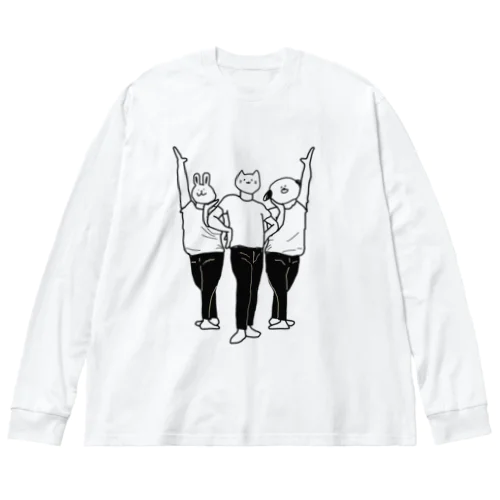 きもかわトリオ Big Long Sleeve T-Shirt