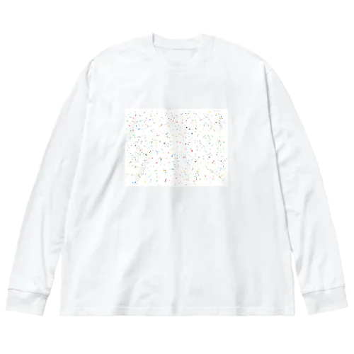 colorful acne/ 色とりどりのニキビ ビッグシルエットロングスリーブTシャツ