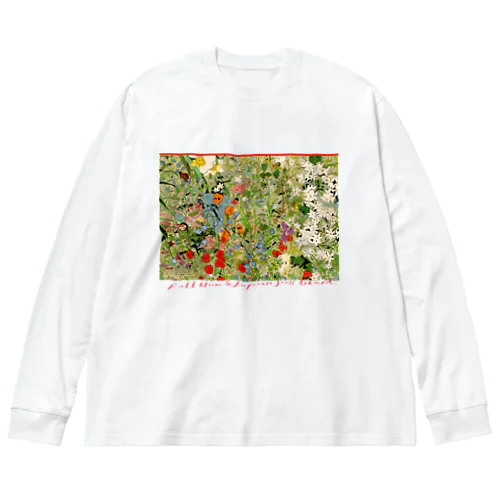 Full bloom & Japanese grass lizard. Big Long Sleeve T-Shirt