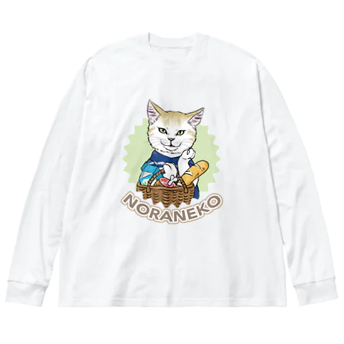 お買い物猫 Big Long Sleeve T-Shirt