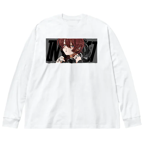 流し目ウルフ Big Long Sleeve T-Shirt