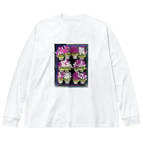  NEIGHBORS FLOWER ビッグシルエットロングスリーブTシャツ