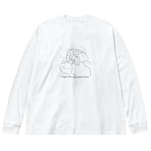 ホテル街で蒸気Tシャツ ビッグシルエットロングスリーブTシャツ