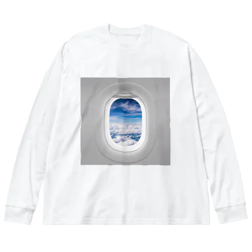 jet streamジェットストリーム 飛行機の窓から Big Long Sleeve T-Shirt