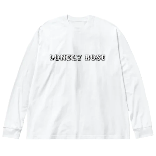 LONELY ROSE Big Long Sleeve T-Shirt