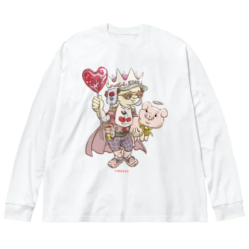 キングくん ビッグシルエットロングスリーブTシャツ