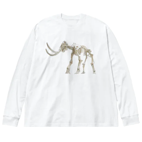 マンモスの骨 Big Long Sleeve T-Shirt