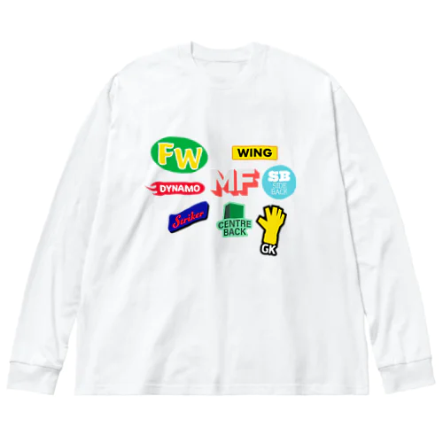 サッカーワッペン Big Long Sleeve T-Shirt