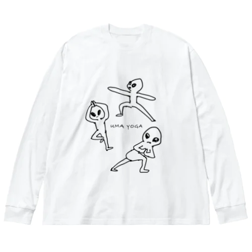 UMA  YOGA ビッグシルエットロングスリーブTシャツ