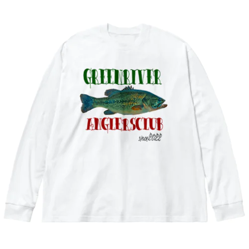 greenriver anglersclub ビッグシルエットロングスリーブTシャツ