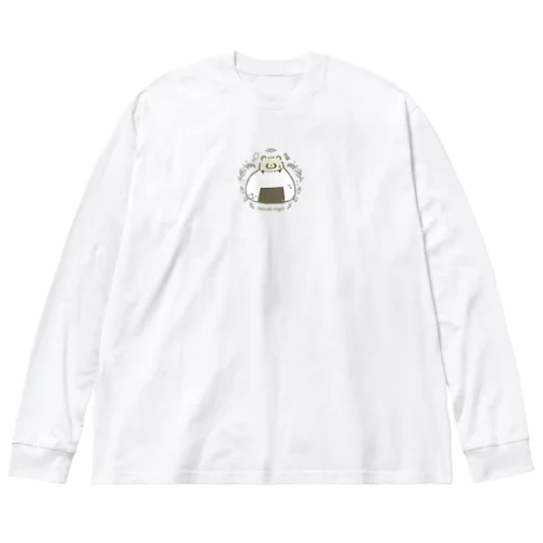 たぬきにぎり ビッグシルエットロングスリーブTシャツ