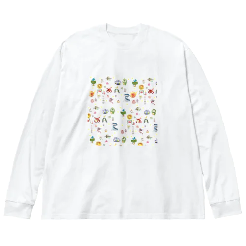 ヲシテ文字いろいろ Big Long Sleeve T-Shirt