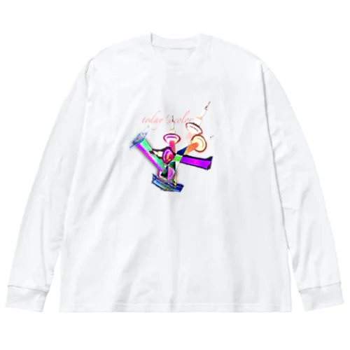 Kyoto tower Big Long Sleeve T-Shirt