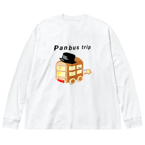 Panbus trip ビッグシルエットロングスリーブTシャツ