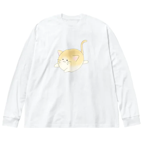 むぎねこ ビッグシルエットロングスリーブTシャツ