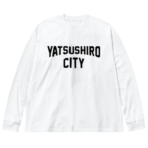 八代市 YATSUSHIRO CITY 루즈핏 롱 슬리브 티셔츠