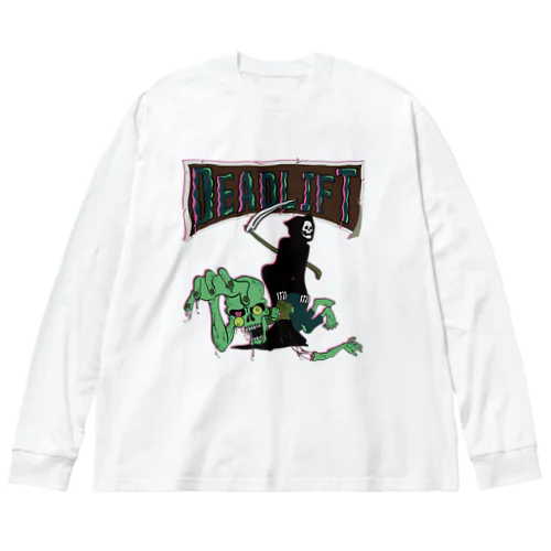 DEADLIFT 死神カラー Big Long Sleeve T-Shirt