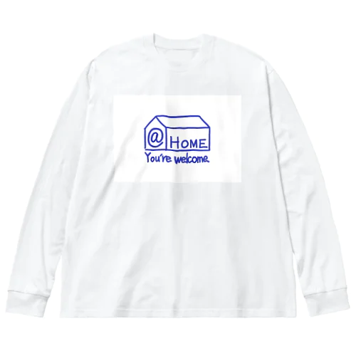 @HOME You're welcome ビッグシルエットロングスリーブTシャツ