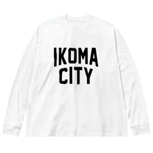 生駒市 IKOMA CITY ビッグシルエットロングスリーブTシャツ