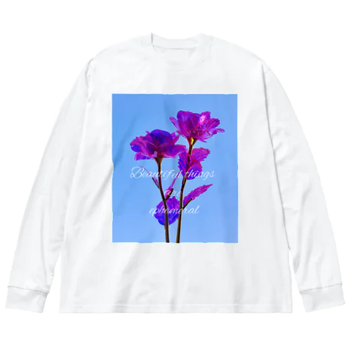 オーロラローズ ～美しいものは儚い～ Big Long Sleeve T-Shirt