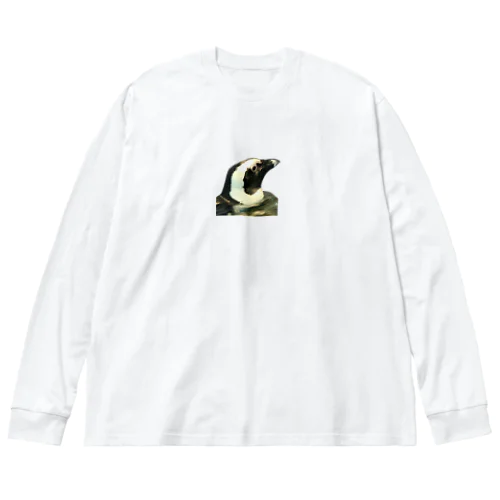 右向きペンギン Big Long Sleeve T-Shirt