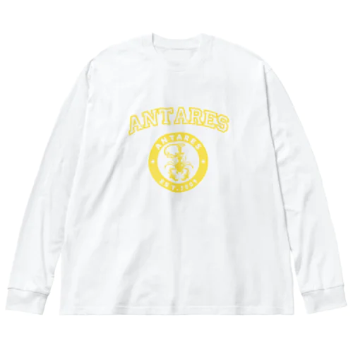 三鷹アンタレス　単色ロゴ　黄色 Big Long Sleeve T-Shirt