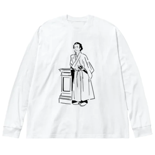 坂本龍馬 ビッグシルエットロングスリーブTシャツ